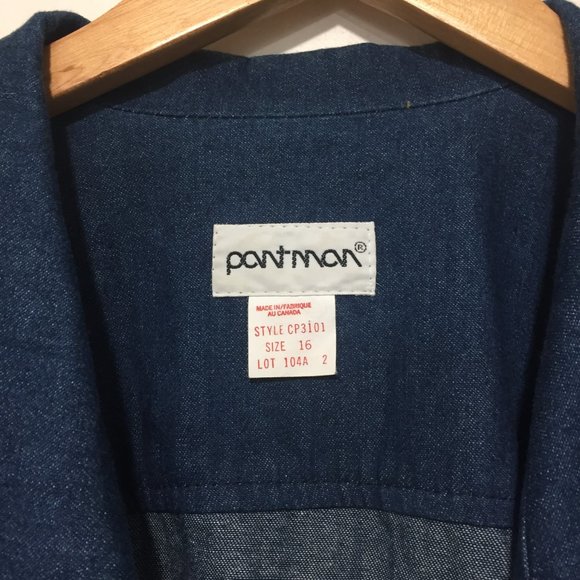 VINTAGE PANTMAN DENIM JACKETS SIZE 16 - Picture 5 of 6